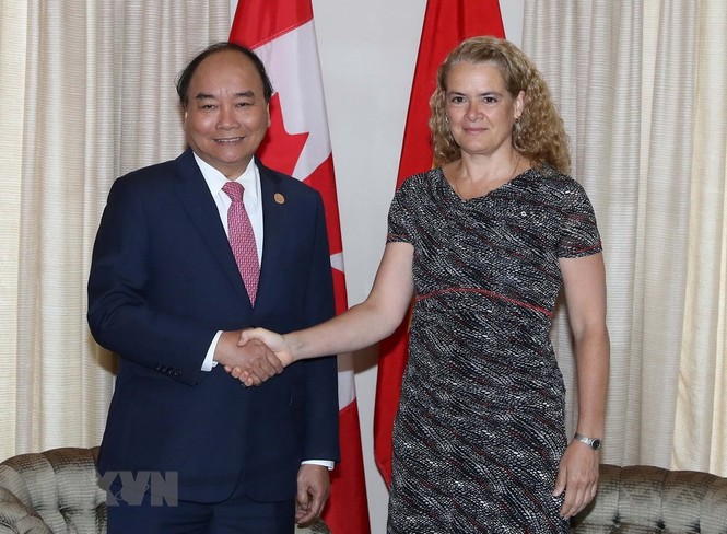 Hình ảnh về hoạt động của Thủ tướng Nguyễn Xuân Phúc tại Canada - ảnh 6