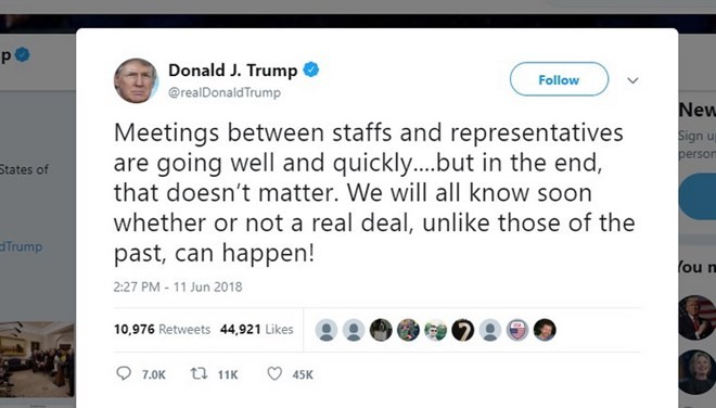 Ông Kim Jong-un: 'Thế giới ngỡ khoảnh khắc này như bộ phim viễn tưởng' - ảnh 44
