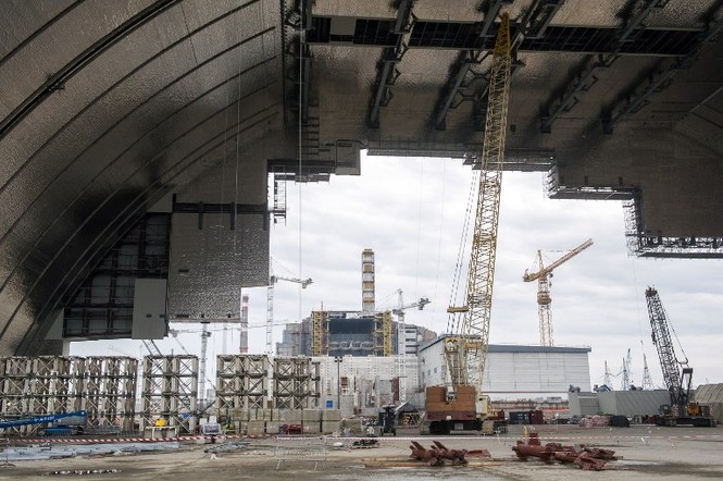 Gấp rút xây mái vòm khổng lồ, an toàn cho Chernobyl - ảnh 5