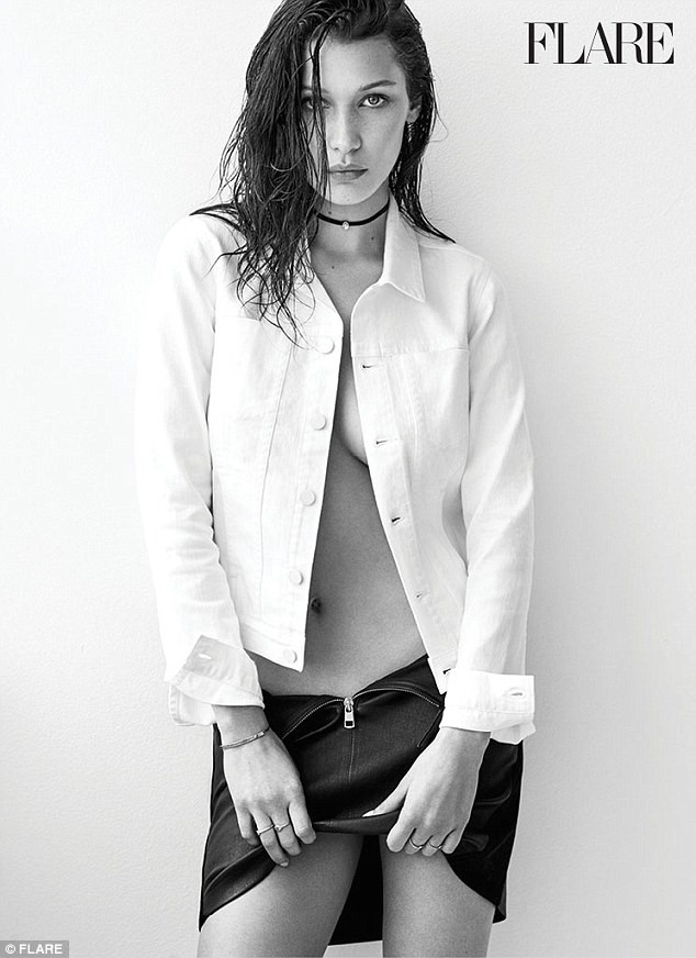 Bella Hadid bán nude táo bạo khoe đường cong đầy mê hoặc - ảnh 6