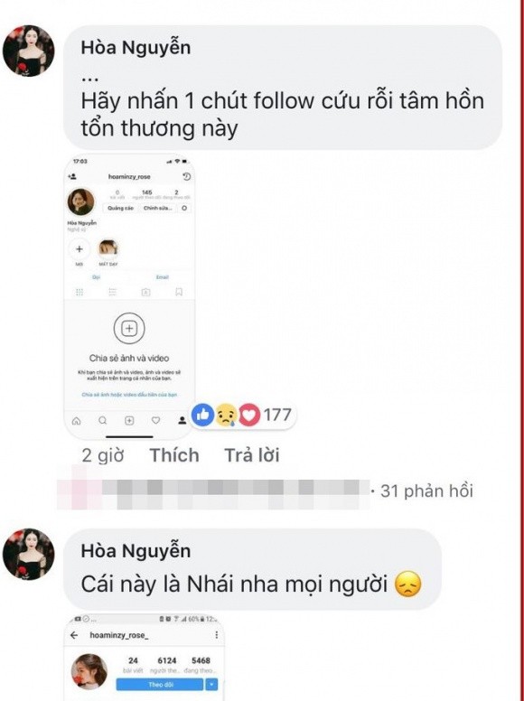 Hoà Minzy gặp xui khi mất tài khoản instagram hơn 1 triệu lượt follow - ảnh 2