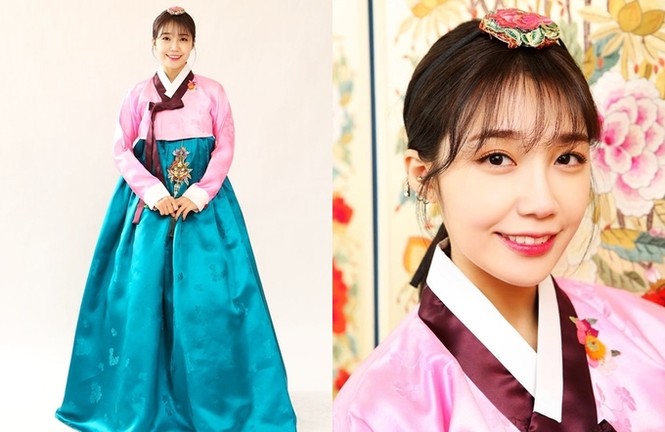 Dàn sao Hàn Quốc khoe sắc với hanbok chào năm mới Mậu Tuất - ảnh 11