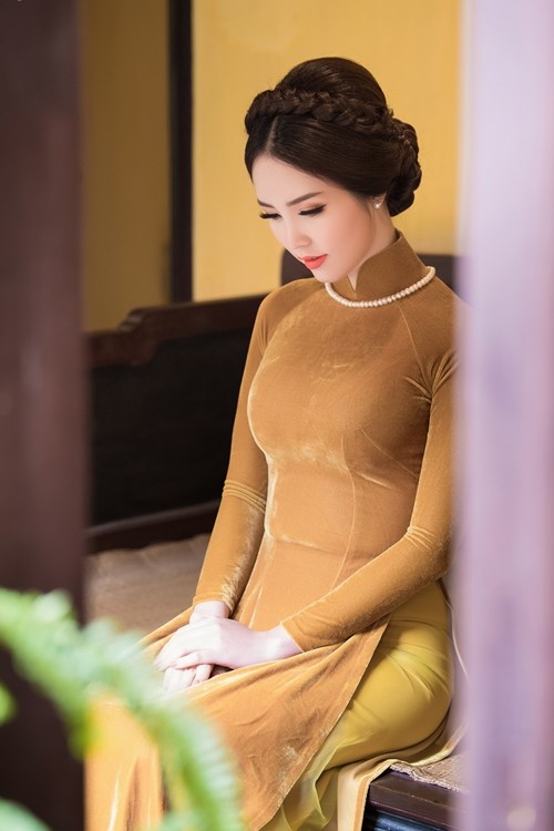 Thụy Vân gây thương nhớ với áo dài rực rỡ ngày Xuân - ảnh 7
