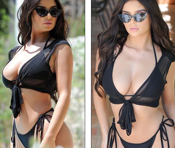 Demi Rose 'gây chao đảo' với 3 vòng nóng 'bỏng mắt' - ảnh 6