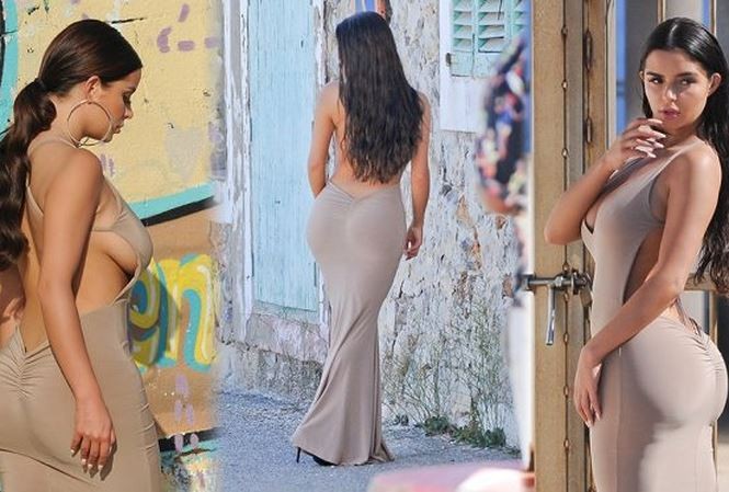 Demi Rose khoe đường cong nảy nở với đầm 2 dây xuyên thấu - ảnh 7
