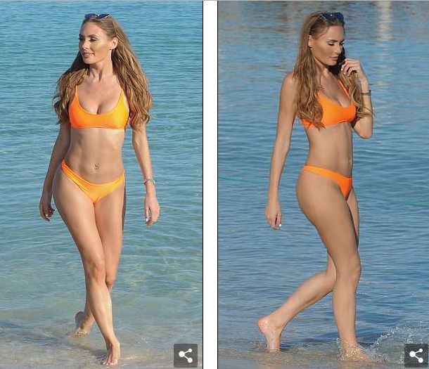 Georgie Clarke lại 'đốt mắt' fan với bikini 'nóng từng cm' - ảnh 8