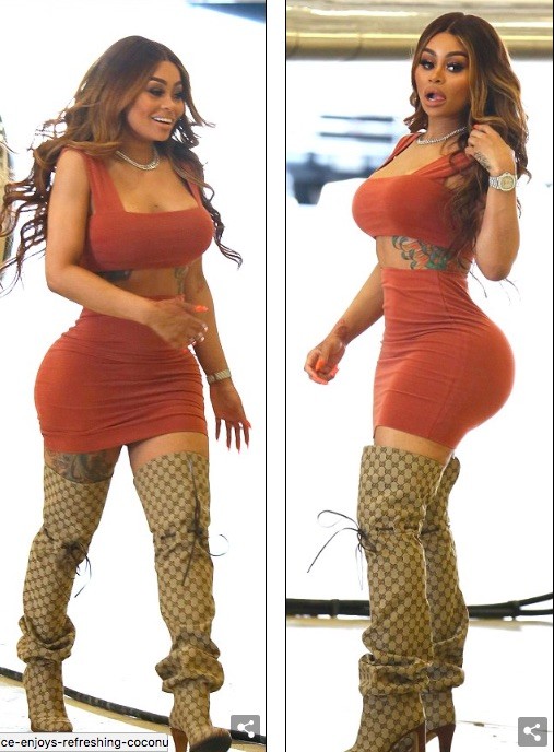 'Vũ nữ thoát y' Blac Chyna khoe 3 vòng cực nóng bỏng - ảnh 6