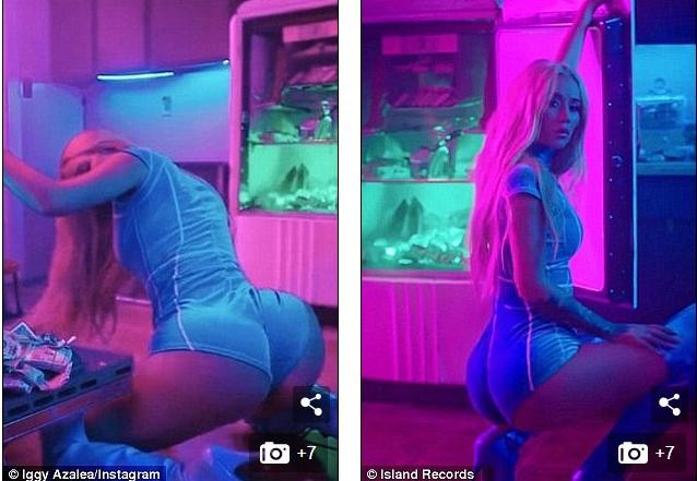 Nữ rapper sexy nhất thế giới khoe vai trần gợi cảm và vòng 3 khủng - ảnh 4