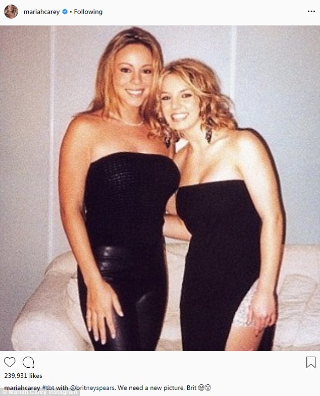 Mariah Carey khoe ảnh chụp hồi trẻ với Britney Spears 'gây bão' - ảnh 1