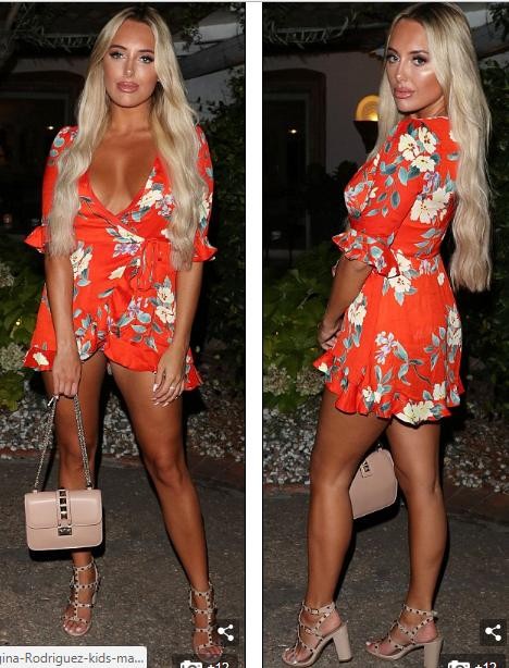 Amber Turner váy ngắn cũn, xẻ sâu siêu gợi cảm bên bạn trai - ảnh 4