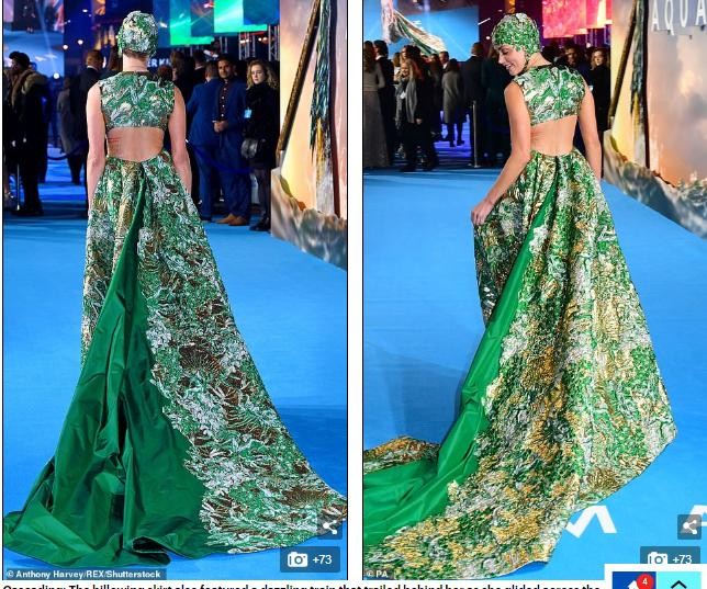 Vợ cũ Johnny Depp lộng lẫy trong buổi ra mắt bom tấn 'Aquaman' - ảnh 8