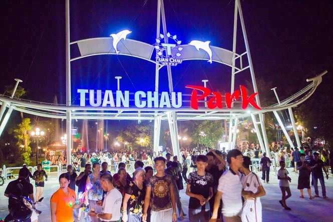 Miễn phí vé vào khu vui chơi, đảo Tuần Châu chật cứng người - ảnh 1