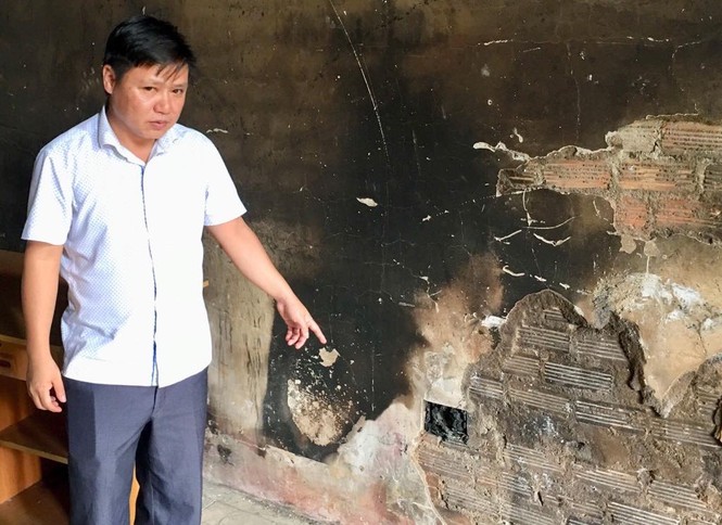 Trước ngày kiểm toán đến, phòng làm việc của phó phòng bị cháy - ảnh 2