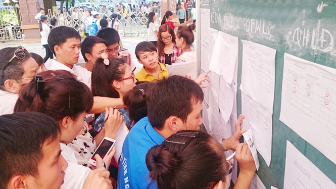 Tuyển sinh 2015: Các trường bối rối, Bộ vẫn đang bàn - ảnh 1