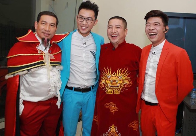 Nghệ sĩ hóa trang trước giờ ghi hình Táo quân 2017 - ảnh 12