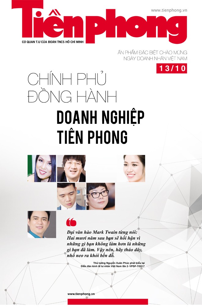 Tiền Phong ra ấn phẩm đặc biệt Ngày Doanh nhân Việt Nam - ảnh 1