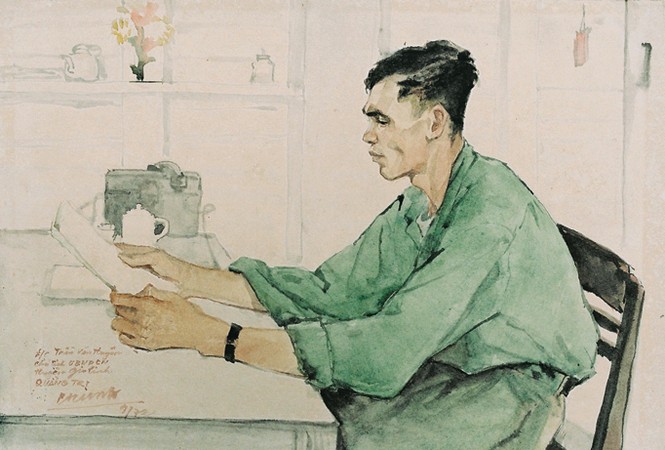 Họa sĩ Nguyễn Văn Chung: Bình tĩnh vẽ chiến tranh - ảnh 3