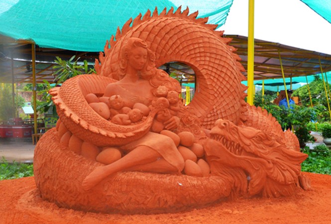 Độc đáo công viên tượng cát - ảnh 1