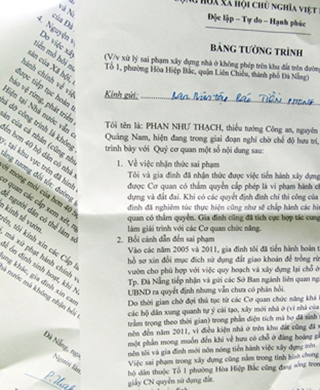 Xây biệt thự trái phép trên rừng Hải Vân: Nguyên giám đốc Công an tỉnh nói gì? - ảnh 2