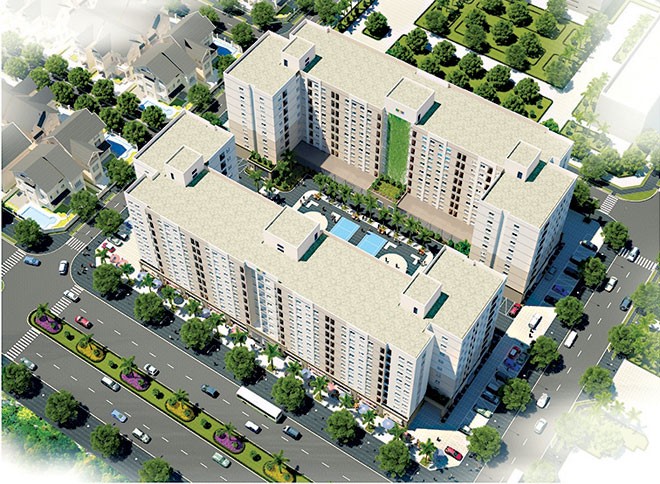 Ðại gia bất động sản xây nhà ở xã hội - ảnh 1