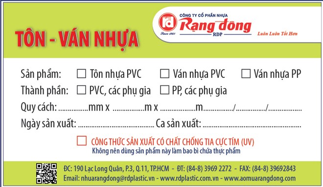 Nhựa Rạng Đông kêu cứu vì “hàng nhái” - ảnh 3
