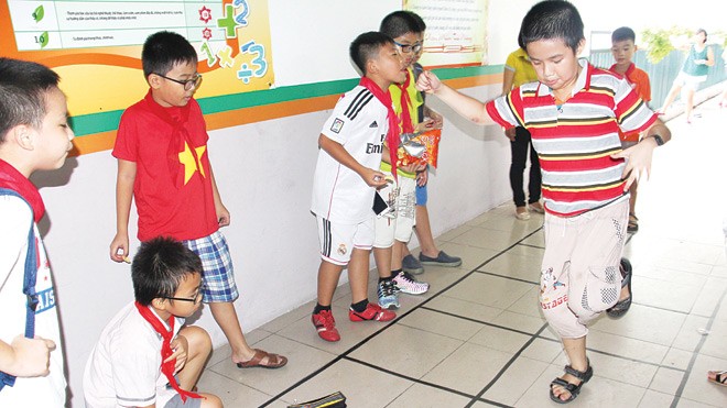 Đưa trò chơi dân gian vào trường học - ảnh 1