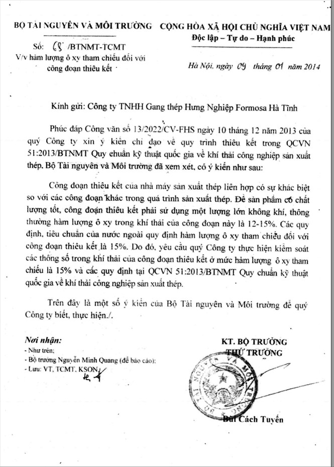 Không phải hợp thức hóa văn bản của Thứ trưởng Bùi Cách Tuyến? - ảnh 1