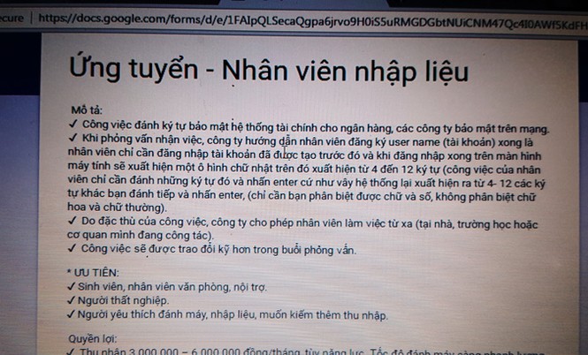 Nhọc nhằn nghề gõ ký tự - ảnh 1