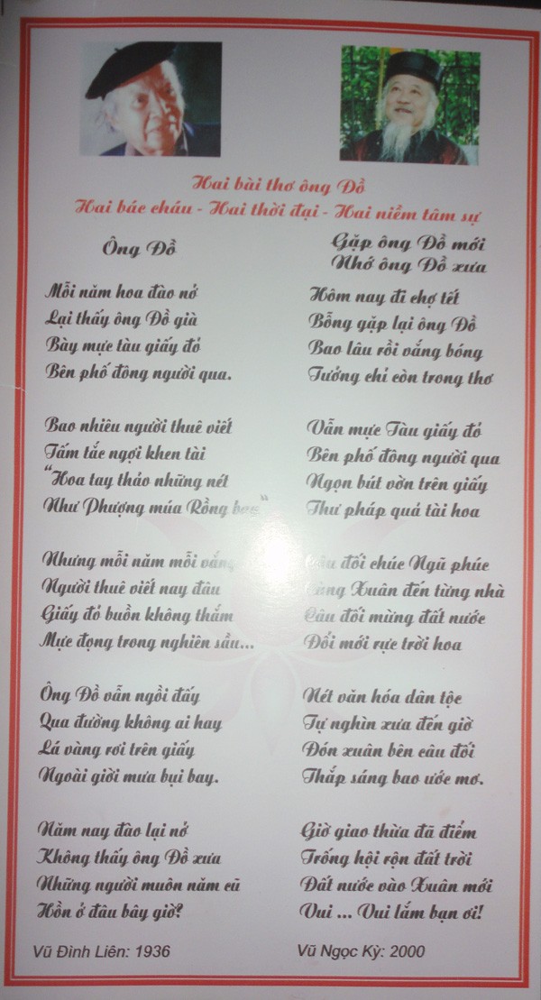 Xin chữ ông đồ mới, nhớ ông đồ xưa… - ảnh 1