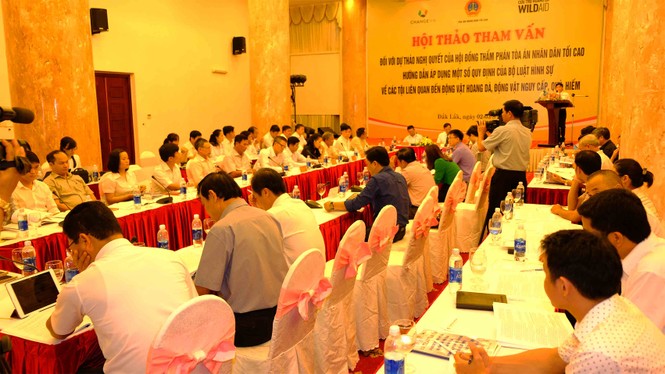Hội thảo tham vấn đầu tiên của Tòa Tối Cao về động vật hoang dã - ảnh 1
