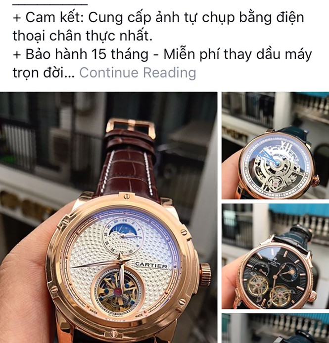 Đồng hồ hàng hiệu Omega, Rolex bán như… “bán rau” - ảnh 1