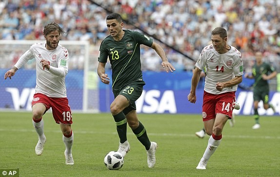 Australia giành điểm đầu tiên ở World Cup 2018 nhờ VAR - ảnh 11