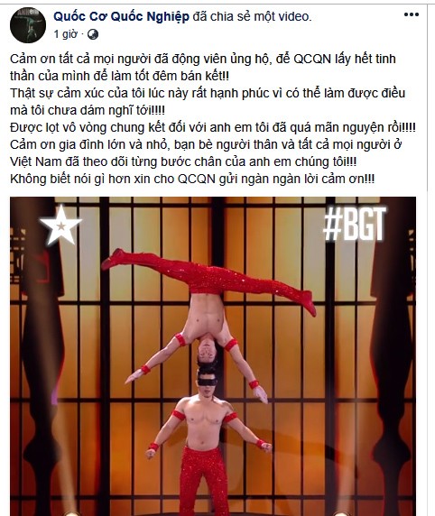 Giám khảo khó tính nhất Simon Cowell nói về tiết mục của Cơ - Nghiệp - ảnh 1