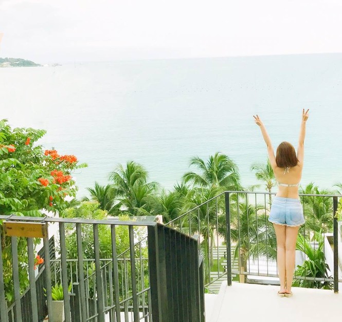 Lã Thanh Huyền khoe dáng sexy đầy cuốn hút với bikini - ảnh 7