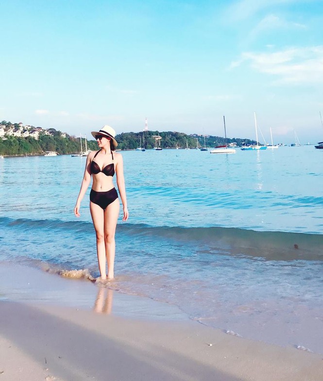 Lã Thanh Huyền khoe dáng sexy đầy cuốn hút với bikini - ảnh 5