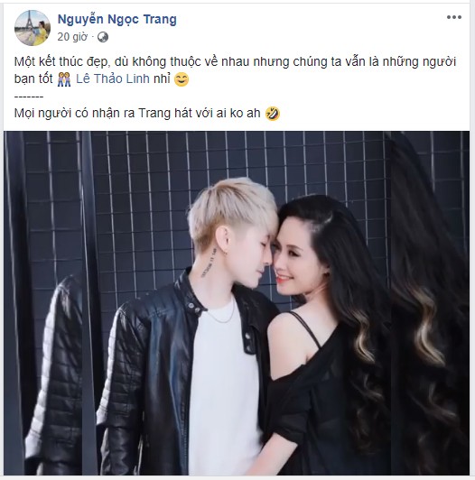 Sau 2 năm sống thử, MC của VTV chia tay người tình đồng giới - ảnh 1