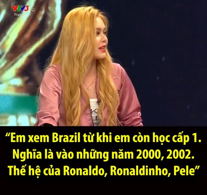 Bất ngờ hotgirl bình luận World Cup chính là 'cave' của 'Quỳnh búp bê' - ảnh 2