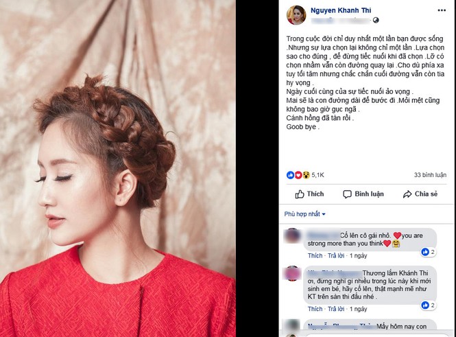 Khánh Thi liên tục đăng tải status buồn bã và muốn buông bỏ tình yêu? - ảnh 1