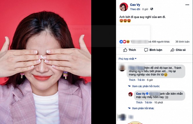 MC Cao Vy lại 'thả thính' trên FB mặc bị đồn dính 'nghi án nghìn đô' - ảnh 1