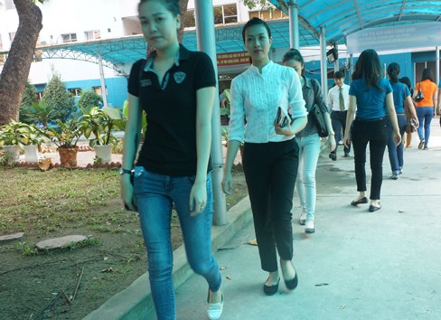 Các nữ tiếp viên hàng không tương lai