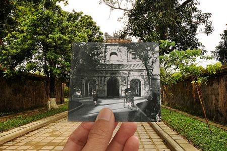 Cửa Hiển Nhơn (Huế) cũng trong những năm 20 của thế kỷ trước