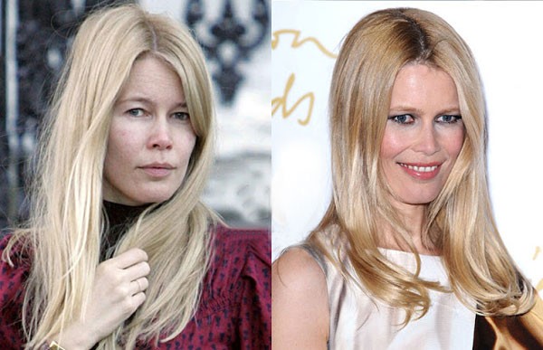 Khó lòng có thể nhận ra siêu mẫu Claudia Schiffer khi không được