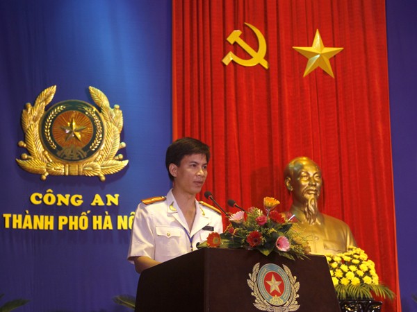 Tại đại hội, các đại biểu đã nghe báo cáo kiểm điểm kết quả hoạt động trong nhiệm kỳ qua của tuổi trẻ lực lượng công an thành phố Hà Nội
