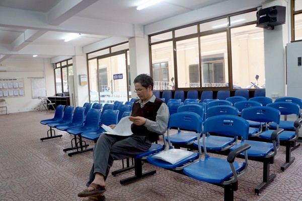 Chỉ duy nhất 1 công dân ngồi chờ tại trụ sở Sở Kế hoạch và Đầu tư