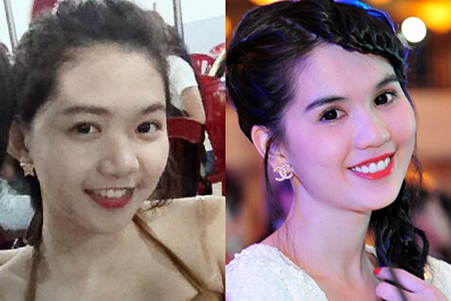 Mới đây, cộng đồng mạng tích cực chia sẻ những bức ảnh chụp một nữ sinh da trắng, xinh xắn rất giống với người mẫu Ngọc Trinh