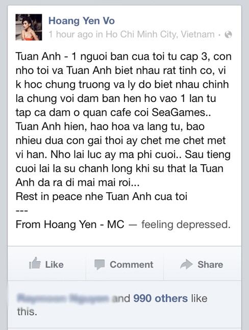 Siêu mẫu Hoàng Yến