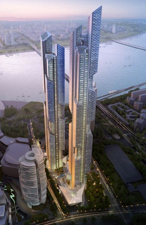 2. Dancing Dragons Địa điểm: Seoul, Hàn Quốc Thiết kế: Adrian Smith và Gordon Gill Architecture Khách hàng: Youngsan Development Co.
Bài viết: http://news.zing.vn/15-cong-trinh-kien-truc-dep-nhat-the-gioi-nam-2013-post377881.html#category_featured.noibat
Nguồn Zing News