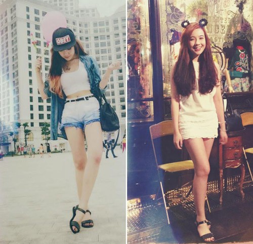 Style dạo phố của Mie luôn nhận được hàng nghìn lượt thích trên facebook. Trang phục của cô nàng đáp ứng được các yếu tố: cá tính, đáng yêu và đúng mốt