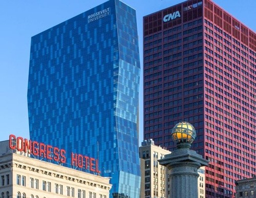 3. Ký túc xá Đại học Roosevelt, Trung Tâm Hàn lâm và Giải trí Địa điểm: Chicago, Illinois, Mỹ Thiết kế: VOA Associates Incorporated Khách hàng: Đại học Roosevelt University
Bài viết: http://news.zing.vn/15-cong-trinh-kien-truc-dep-nhat-the-gioi-nam-2013-post377881.html#category_featured.noibat
Nguồn Zing News