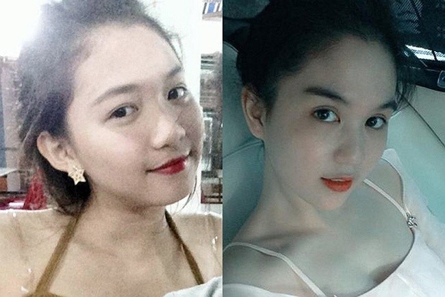 Cô gái này ngay lập tức được ví như ' bản sao' của người mẫu Ngọc Trinh